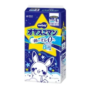 Moony Japoniškos Naktinės sauskelnės-kelnaitės, L, 9-14 kg, berniukams, 34 vnt.