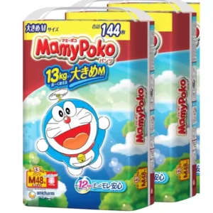 MAMY POKO UNICHARM japoniškos sauskelnės-kelnaitės, M, 6-13 kg, 48 vnt.