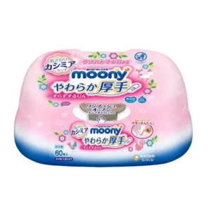Moony drėgnos servetėlės dėžutėje 60vnt.